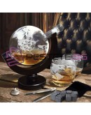 К-т гарафа глобус 2 чаши и кубчета за уиски